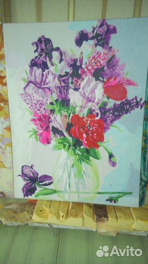 Картины с цветами отличный подарок