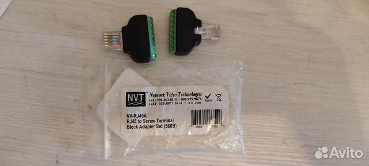 Адаптер RJ-45 NVT NV-RJ45A