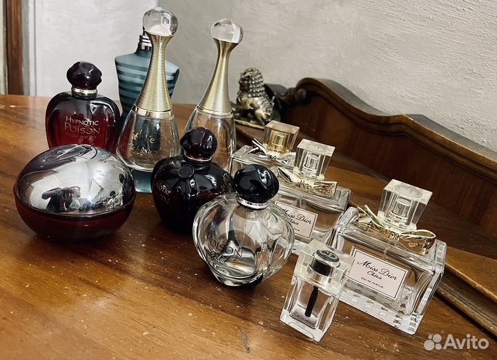 Пустые банки из под духов/кремов