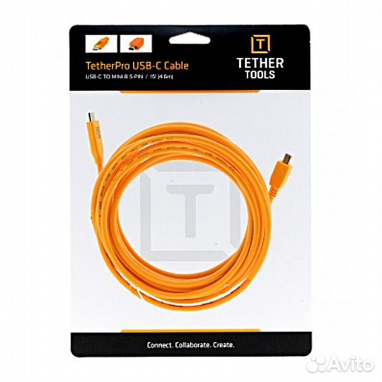 Кабель Tether Tools TetherPro USB-C to 2.0 Mini-B