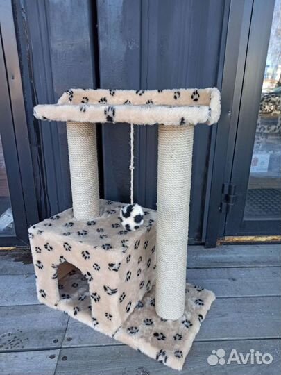 Когтеточка/ домик для кошки/когтедралка