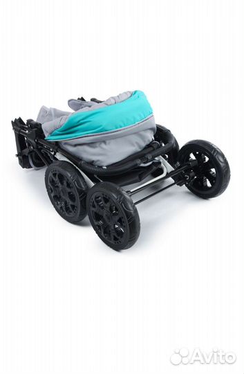 Коляска трансформер babyton melly blue