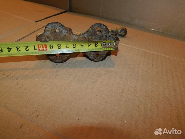 Старинный, массивный, одежный-тулупный крючок ри