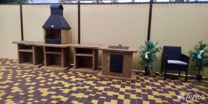 Модульные печи барбекю, гриль, мангал