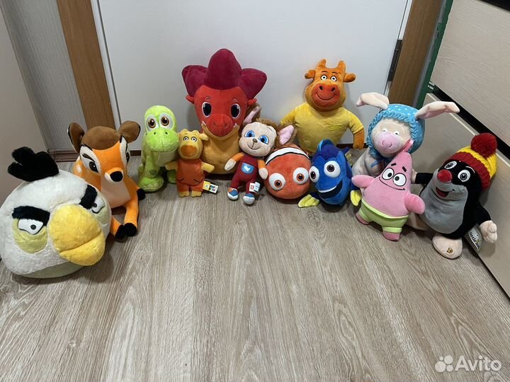 Мягкие игрушки пакетом, либо по отдельности