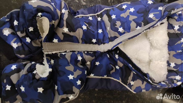 Сапожки зимние для собак, комбинезон новый