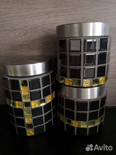 Банки для сыпучих продуктов стекло