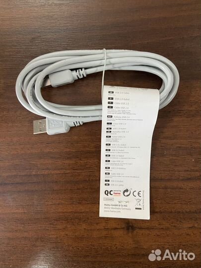 Кабель для принтера USB2.0 hama H-29099