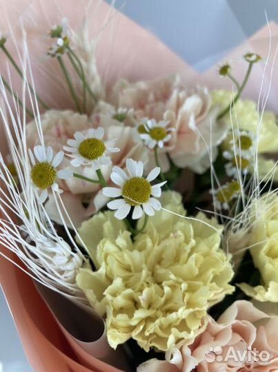 Букет из гвоздик (диантус)