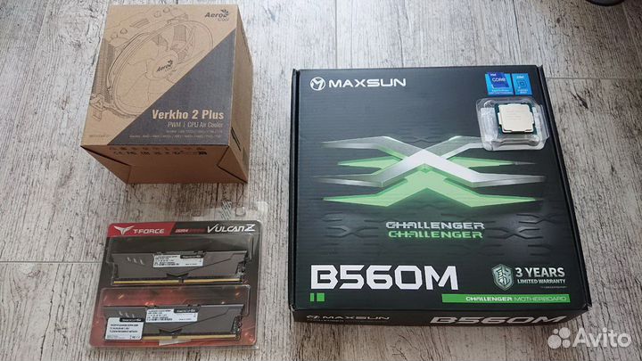 Комплект Core i5-10400F/B560M/16Gb 3200Mhz/Кулер