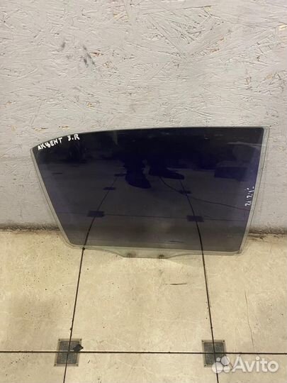 Стекло двери заднее правое Hyundai Accent
