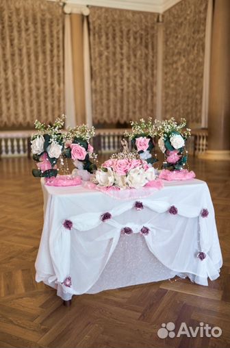 Свадебные, праздничные украшения на столы
