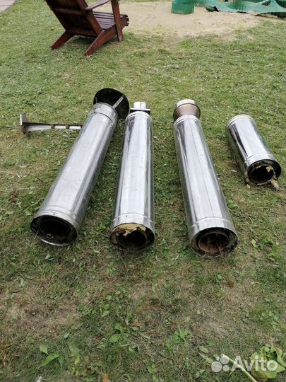 Сэндвич трубы для дымохода бу