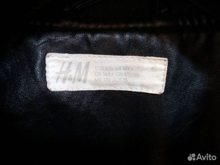 Кожаная куртка детская бу