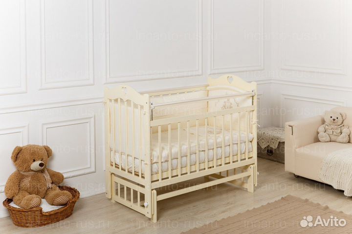 Детская кроватка на маятнике Incanto Sofi