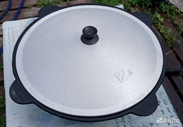 Казан чугунный 12 литров