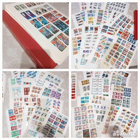 Большая коллекция марок СССР