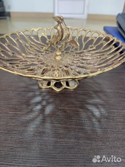 Ваза для фруктов, бронза