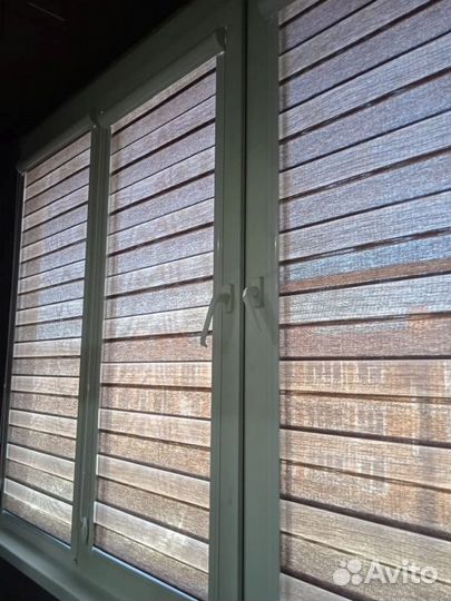 Рулонные шторы день ночь зебра Z0298-Y5246