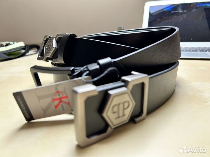 Ремень мужской кожаный новый