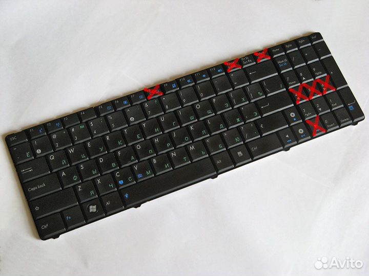 Клавиатура V090562BS1 для ноутбука asus Б/У