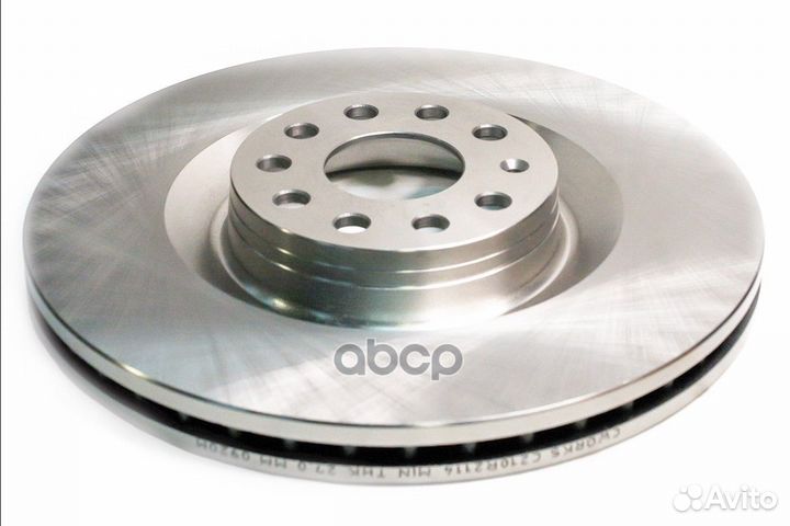 Диск тормозной VAG A3/golf/passat 05- перед. C2