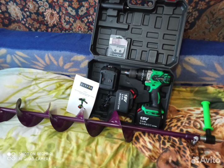 Бур для зимней рыбалки под шуруповерт