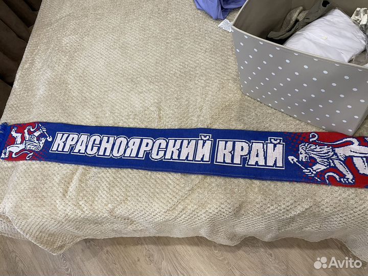 Шарф болельщика фк Енисей