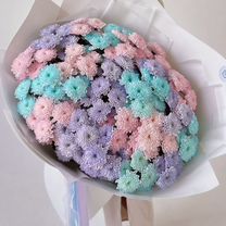 Яркий букет из хризантем. Доставка цветов