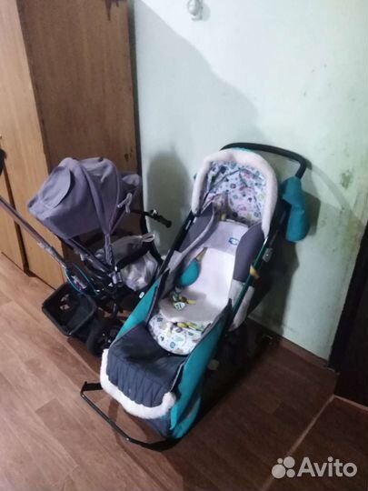 Коляска санки