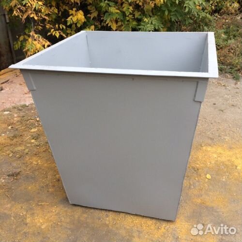 Контейнер для мусора 0.75м3 без колёс, без крышки