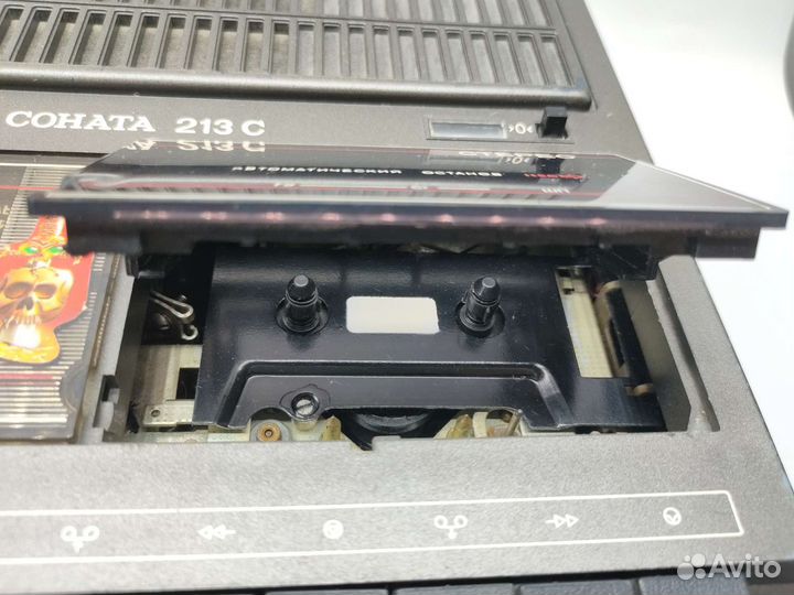 Винтажный магнитофон 80х Соната-213С