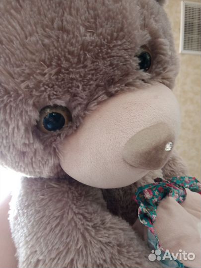 Большой плюшевый мишка 80см