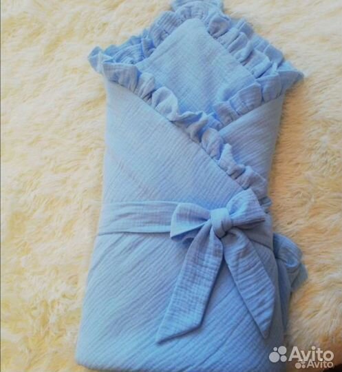 Детское одеяло - конверт из муслина