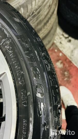 Колеса BMW M f30 r17 диски оригинал + шины