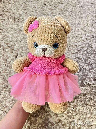 Вязанные игрушки,мягкие игрушки, плюшевый мишка