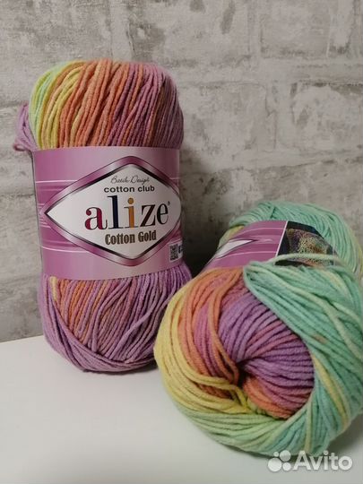 Пряжа нитки для вязания хлопок