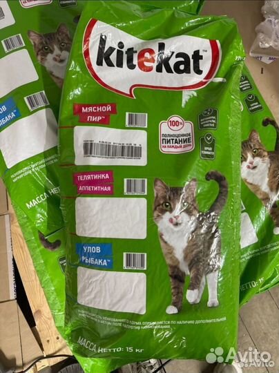 Сухой корм Kitekat 15 кг