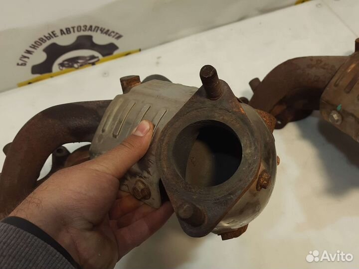 Выпускной коллектор катализатор Solaris Rio