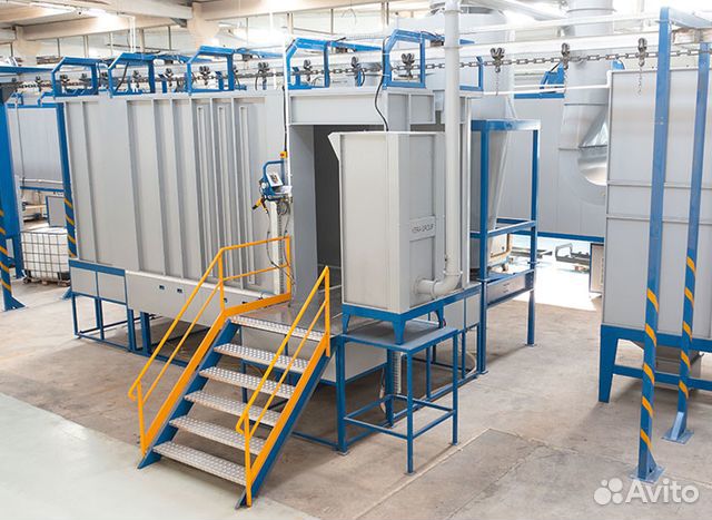 Линия порошковой окраски автоматическая