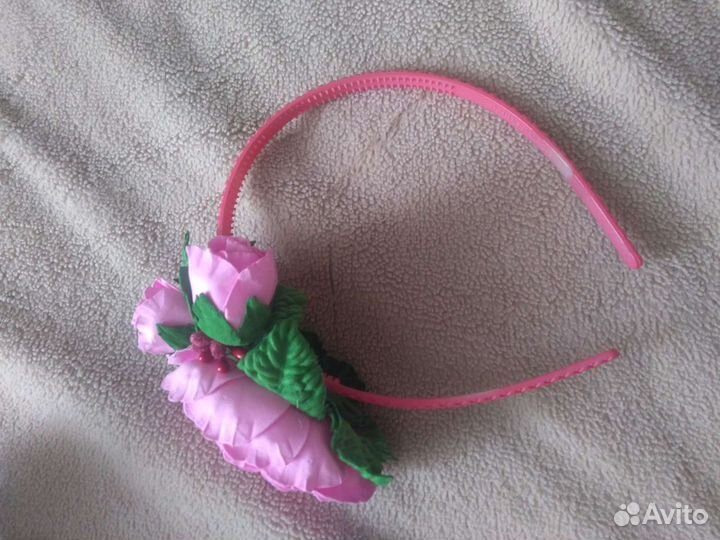 Ободок для волос ручной работы