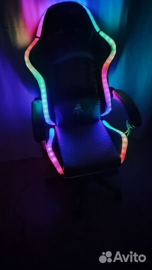 Стулья геймерские кресла с rgb подсветкой новые