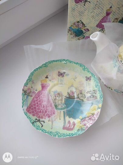 Сервизы чайные новые фарфор