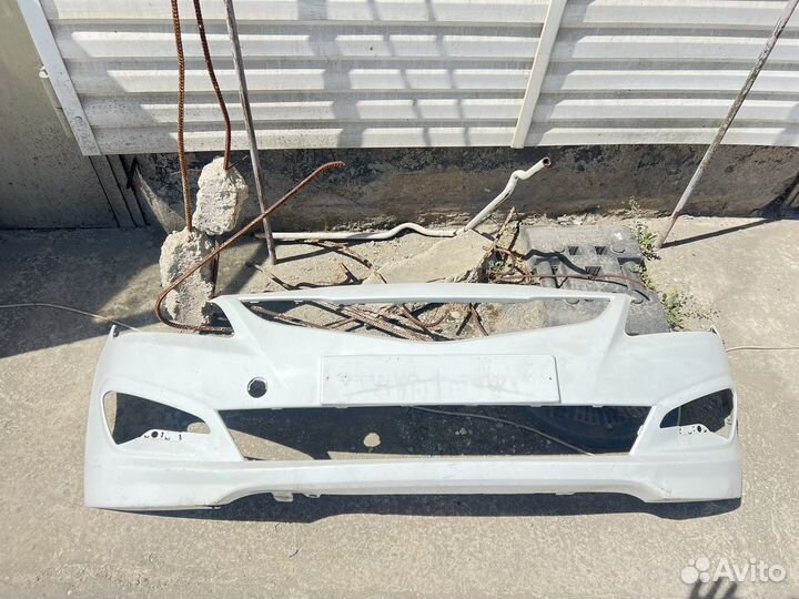 Бампер hyundai solaris оригинал