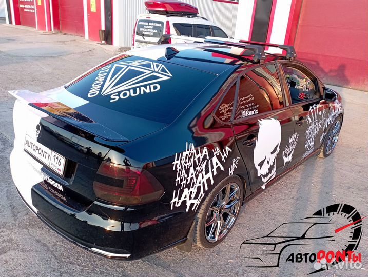 Багажник на крышу Volkswagen Polo поперечины City