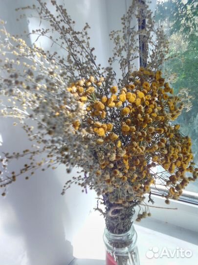 Букетики сухоцветы