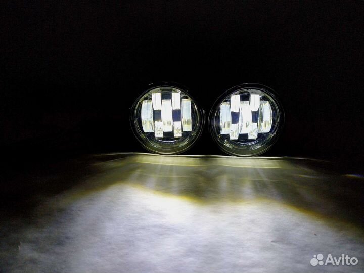 LED туманки nissan Almera G15 70W