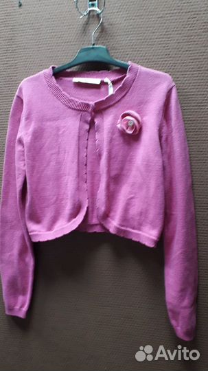 Кофта для девочки вязаная 146-152 см (10-12 лет)