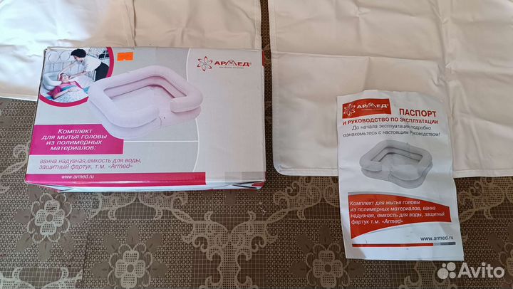 Комплект для мытья головы из полимерных материалов