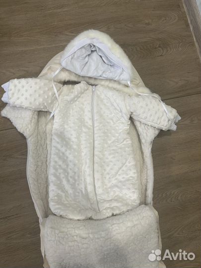 Зимний конверт в коляску